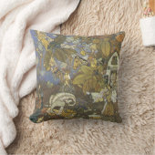 Coussin Personnages de livre d'histoires classique vintage (Couverture)