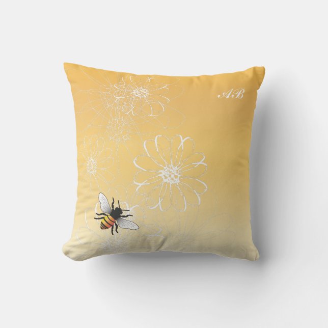 Coussin Personnalisable : Abeille (Recto)