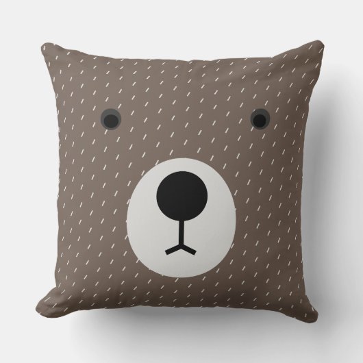 Coussin personnalisable - Bébé ours (Recto)