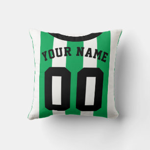 Coussin personnalisable de modèle du Jersey de