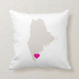 Coussin Personnalisable Maine State Love Reversible Coussi