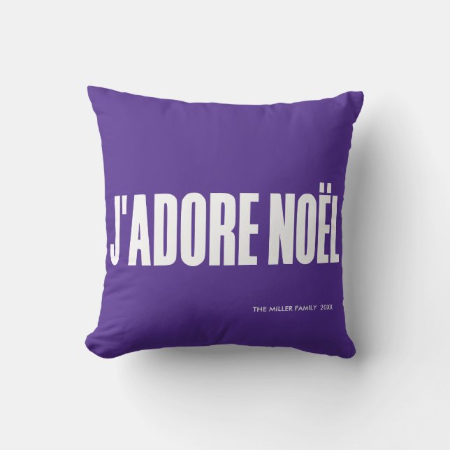  Coussin personnalisable minimaliste moderne  (Recto)