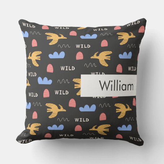 Coussin personnalisable minimaliste moderne (Recto)