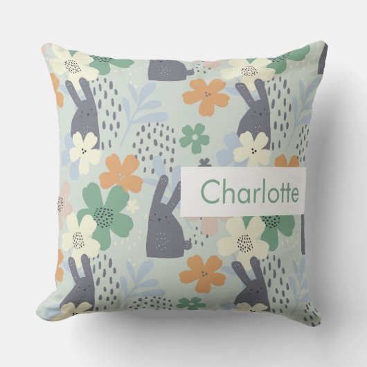 Coussin personnalisable minimaliste moderne (Recto)