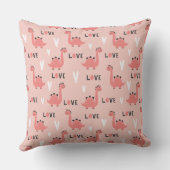 Coussin personnalisable minimaliste moderne (Verso)