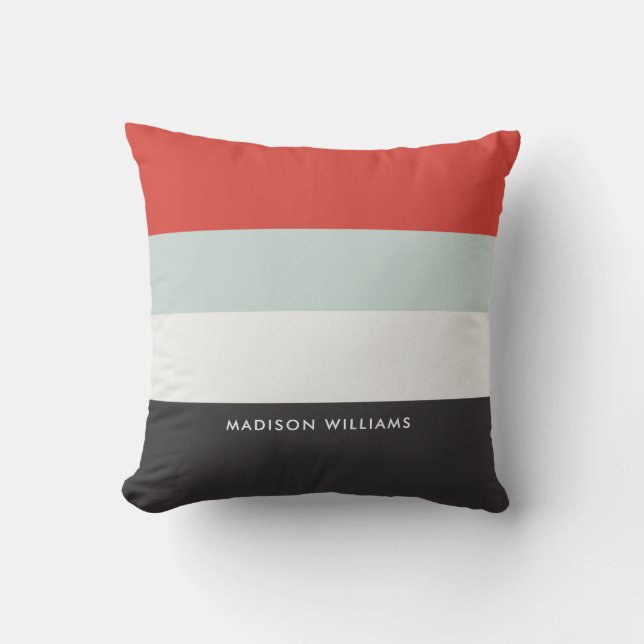  Coussin personnalisable minimaliste moderne  (Recto)