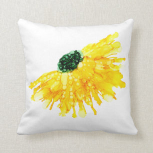 Coussin Personnalisable !!!Poignée de marais jaune peinte