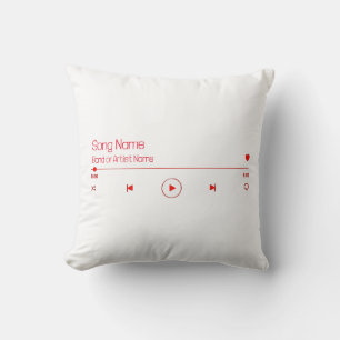 Coussin Personnalisable votre musique préférée