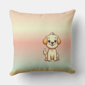 Coussin personnalisation Adorable Chiot Theme Theme Theme (Verso)