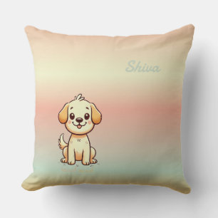 Coussin personnalisation Adorable Chiot Theme Theme Theme
