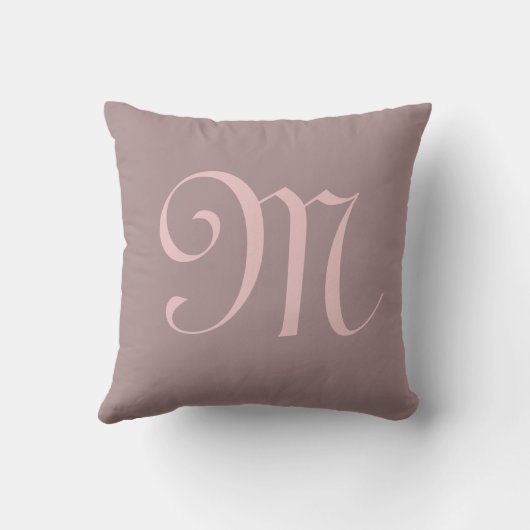 Coussin Personnalisation initiale du monogramme (Verso)