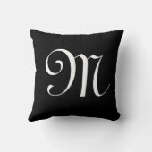 Coussin Personnalisation initiale du monogramme (Verso)