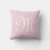 Coussin Personnalisation initiale du monogramme (Recto)