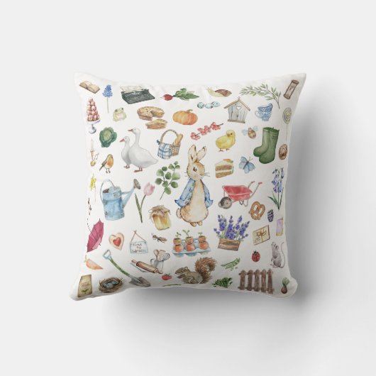 Coussin personnalisation peter le lapin (Verso)