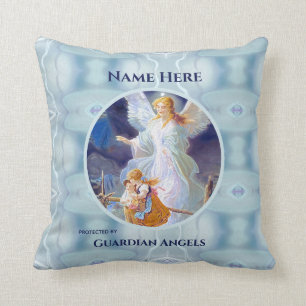 Coussin Personnalisé Ajouter le nom Guardian Angel