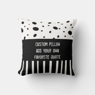 coussin personnalisé ajouter vos propres guillemet
