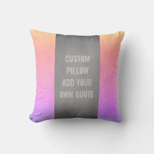coussin personnalisé ajouter votre propre devis ro
