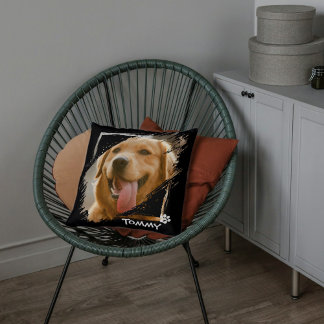 Coussin Personnalisé Animaux de compagnie Amis Photo & Nom