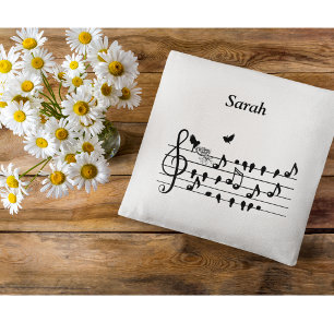Coussin personnalisé avec musique de douche de béb