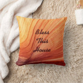 Coussin personnalisé Béni cette maison Mariage cad (Couverture)