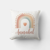 Coussin personnalisé Boho Rainbow – Wate (Recto)