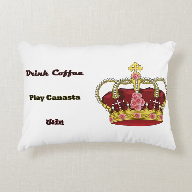 Coussin personnalisé Canasta Queen (Devant)