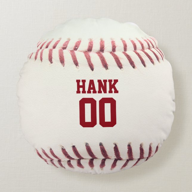 Coussin personnalisé de baseball (Devant)