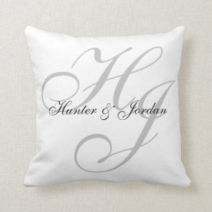 Coussin personnalisé de "initiales"