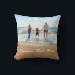 Coussin personnalisé de photos et de texte<br><div class="desc">Photo et Coussins de texte personnalisés - Unique votre propre design Famille personnalisée / Amis ou Jeu personnel Cadeau d'oreiller - Ajouter votre photo et texte - Nom / plus - Redimensionner et déplacer ou supprimer / ajouter des éléments - photo / texte avec outil de personnalisation ! Choisissez la...</div>