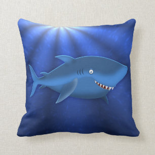 Coussin personnalisé de requin