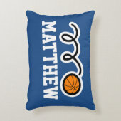 Coussin personnalisé d'enfants avec la boule (Devant(Vertical))