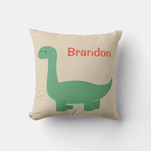 Coussin personnalisé Dino (Recto)