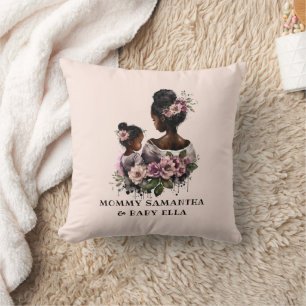 Coussin Personnalisé Floral Maman and Baby (2)