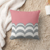 Coussin personnalisé gris et blanc à bascule (Couverture)