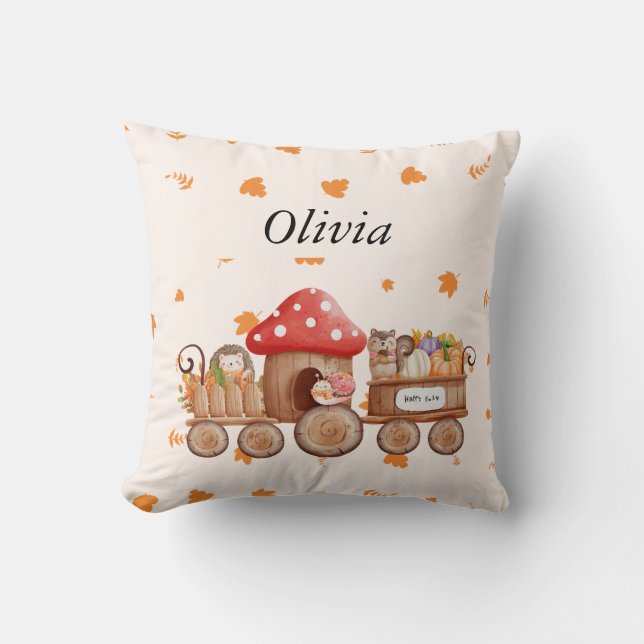Coussin Personnalisé Happy fall (Recto)