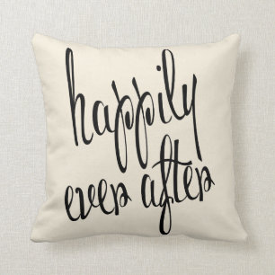 Coussin Personnalisé Happy Jamais Après Mariage Keepsaké