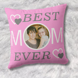 Coussin Personnalisé Meilleure Maman Jamais Pink Mothers D