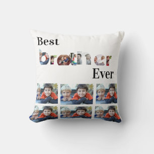 Coussin Personnalisé Moderne Meilleur Frère Ever 13 Photo 