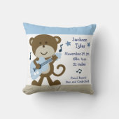 Coussin personnalisé "Monkey Rocker" (Recto)