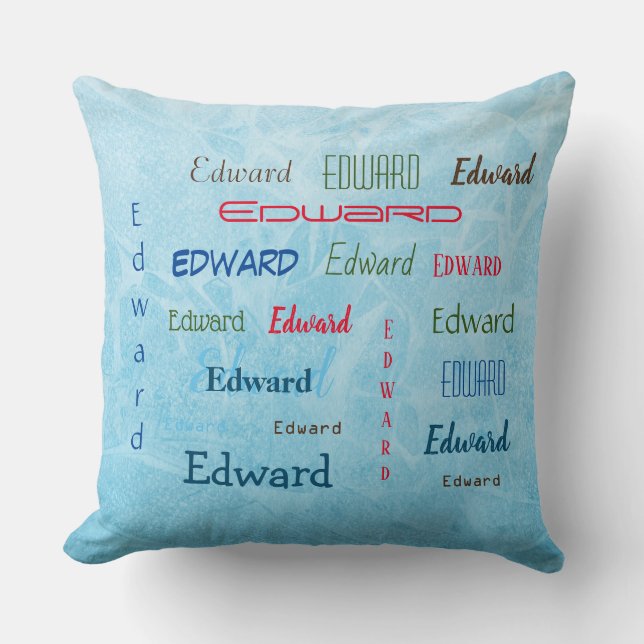 Coussin Personnalisé Nombres Personnalisés (Recto)