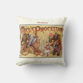 Coussin Personnalisé Nouveau bébé garçon's Room Circus Ele (Recto)