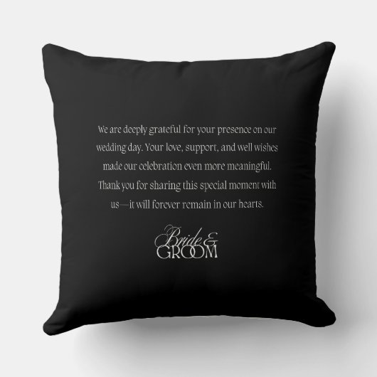 Coussin personnalisé – Personnalisé avec le nom de (Verso)