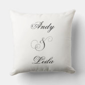 Coussin personnalisé pour couple (Verso)