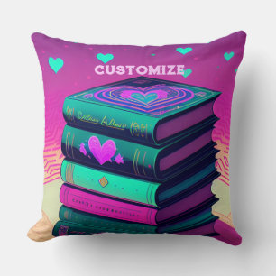 Coussin Personnalisé Pour L'Amour Des Livres