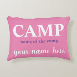 Coussin personnalisé pour le camp d'été<br><div class="desc">Coussin personnalisé pour le camp d'été</div>