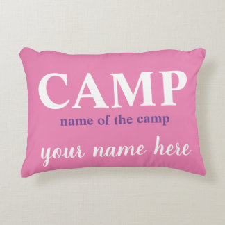 Coussin personnalisé pour le camp d'été
