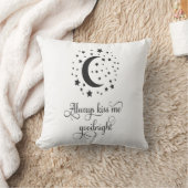 Coussin Personnalisé Toujours Embrasse-moi Bonne nuit Mari (Couverture)