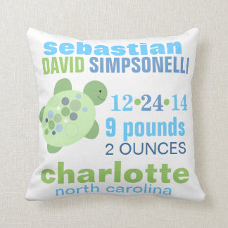 Coussin personnalisé Turtle Reef