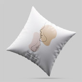 Coussin Personnalisé, Une Ligne, Amour, Boho, Arabe