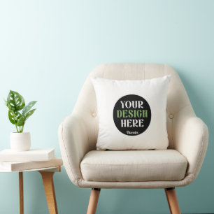 Coussin personnalisé, unique, élégant et minimaliste kiss